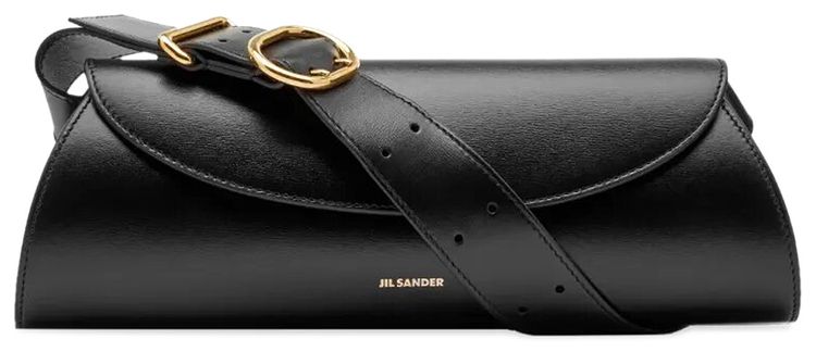 Jil Sander Cannolo Small Bag Black