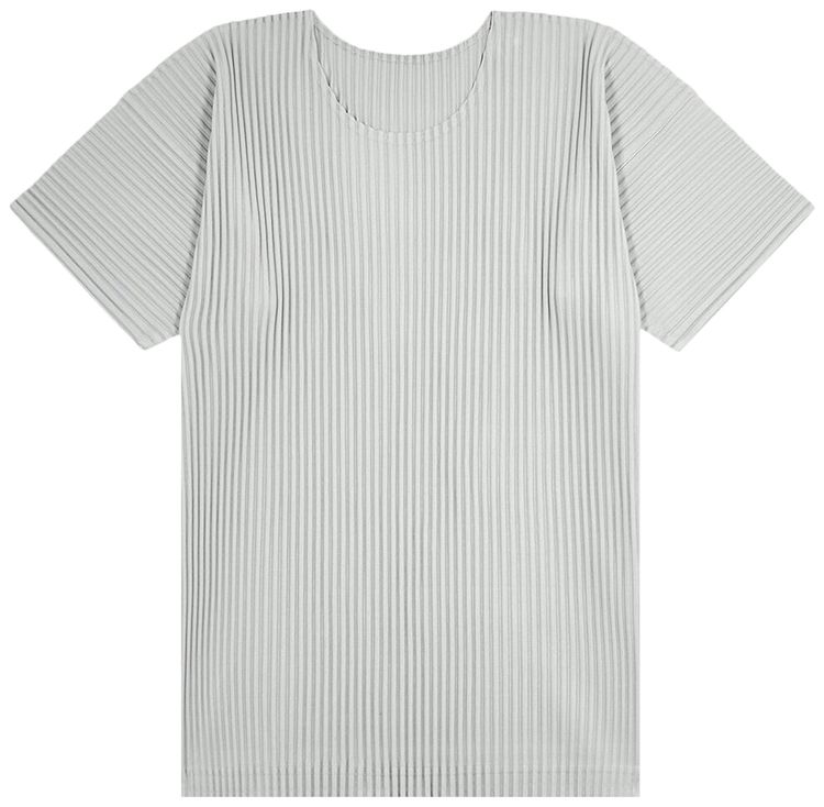 Homme Plisse Issey Miyake Pleats T Shirt Light Grey