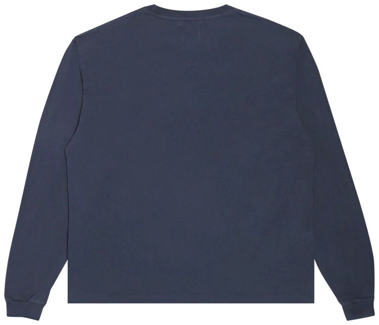 Gallery Dept Dept De La Galerie Long Sleeve Pocket T Shirt Navy