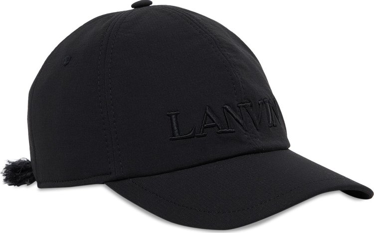 Lanvin Ripstop Baseball Cap Black