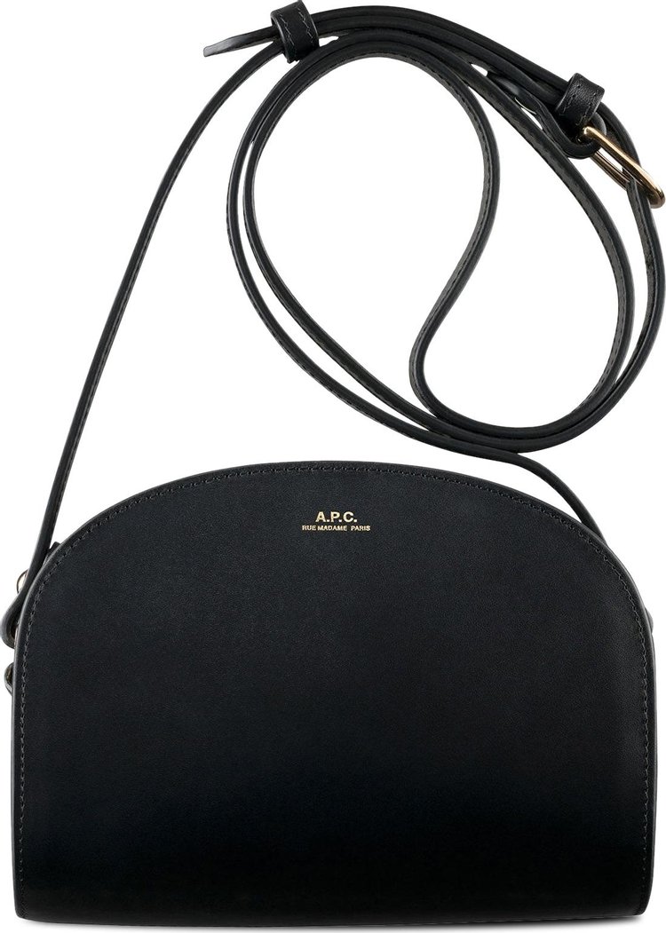 A.P.C. Mini Demi-Lune Bag 'Black'