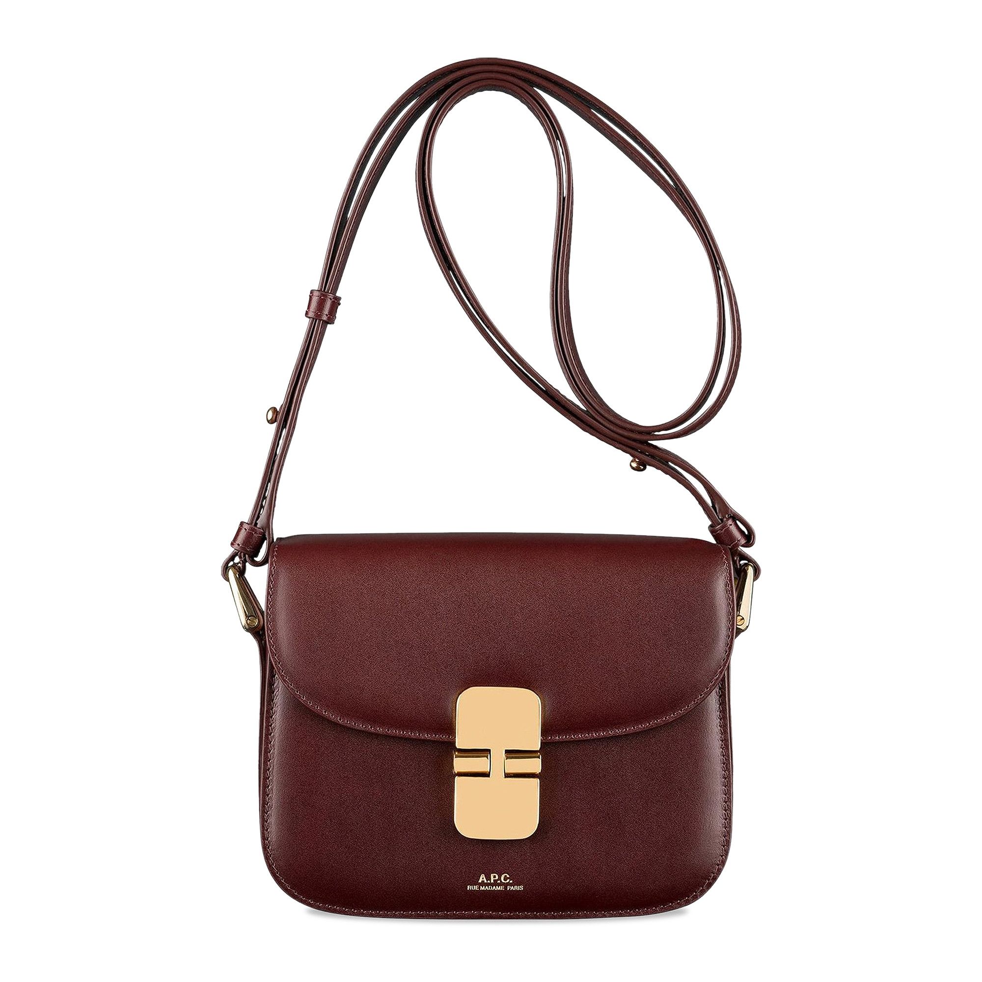 ☆A.P.C.☆ Mini Grace Shoulder Bag Hazelnut PXBMWF61515CAD P Buy A.P.C. Mini Grace Bag 'Hazelnut' - PXBMW F61515 HAZE | GOAT