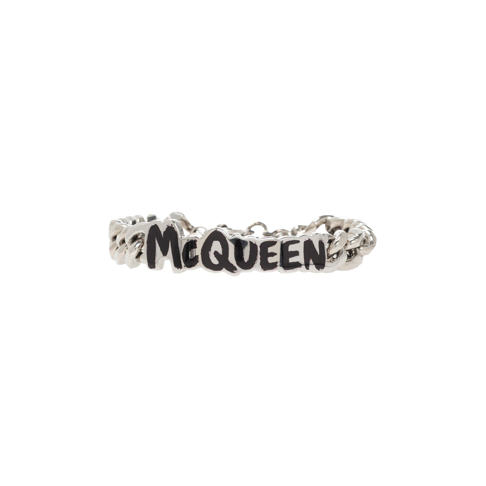 稀少(アレキサンダーマックイーン) Graffiti Open Cuff Bracelet 1594662_01.jpg.jpeg