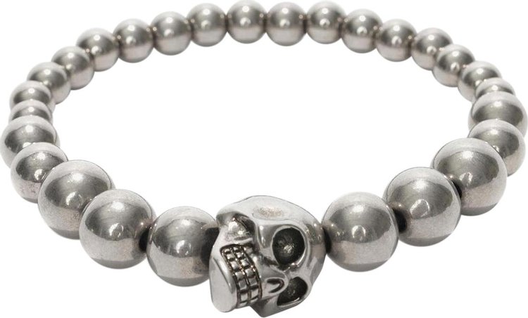 Alexander McQueen Skull Ball Bracelet 'Silver'