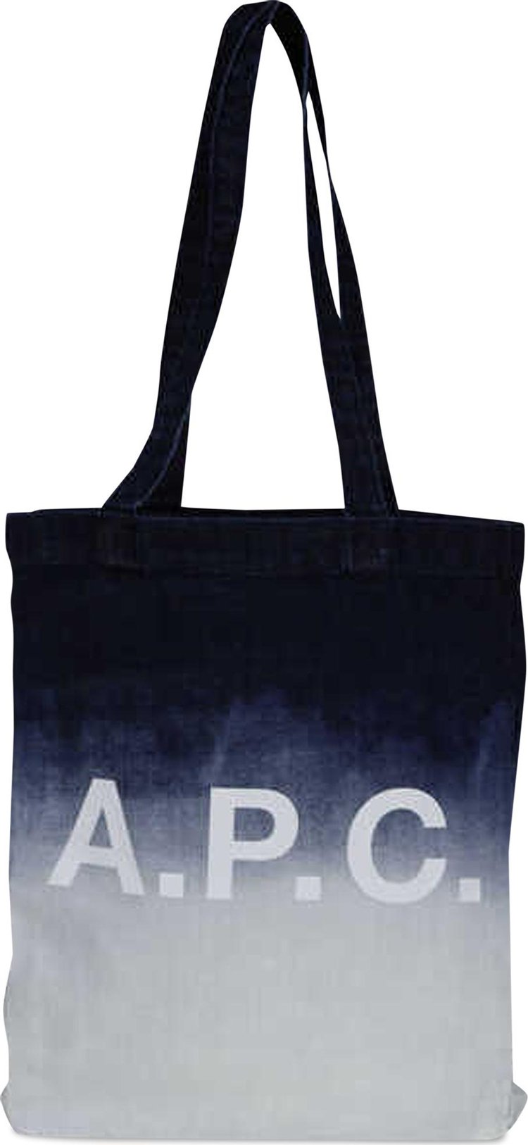A.P.C. Lou Bleached Denim Tote Bag 'Bleached Out'