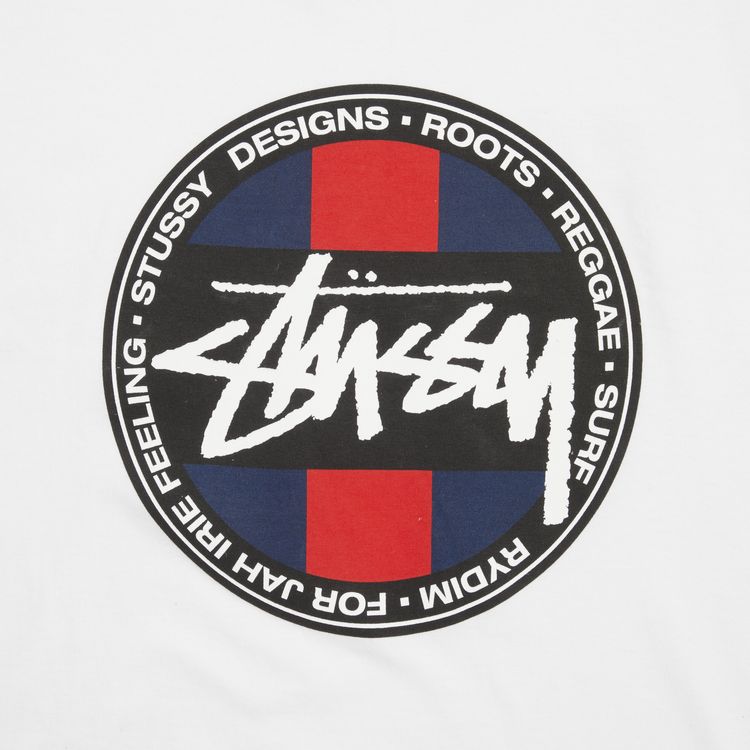 Stussy SS Stripe Dot Long Sleeve White