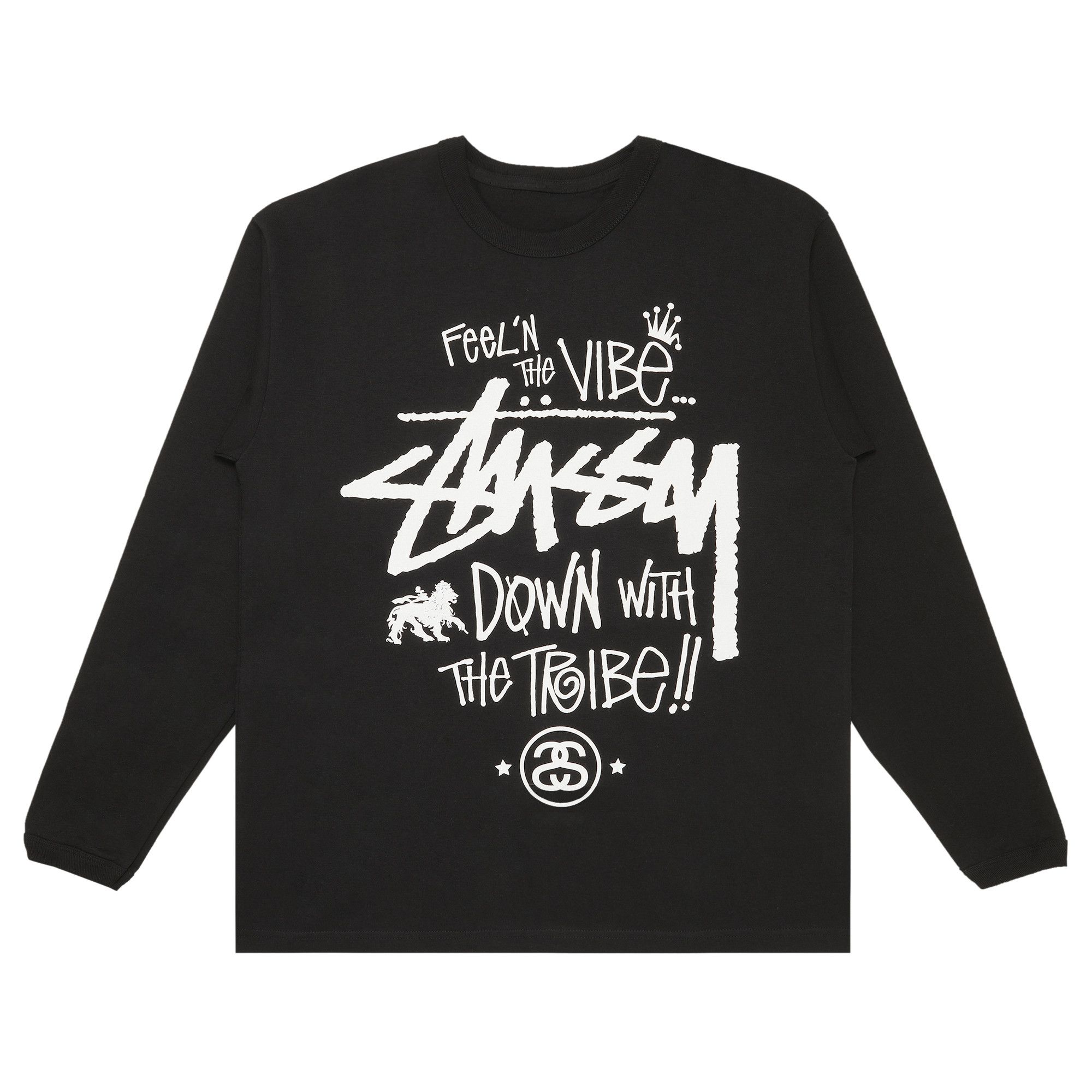 Buy Stussy Feel'n The Vibe Long-Sleeve 'Black' - 0535