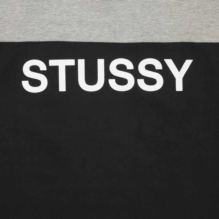 Stussy Basic Block Jersey Long Sleeve Black
