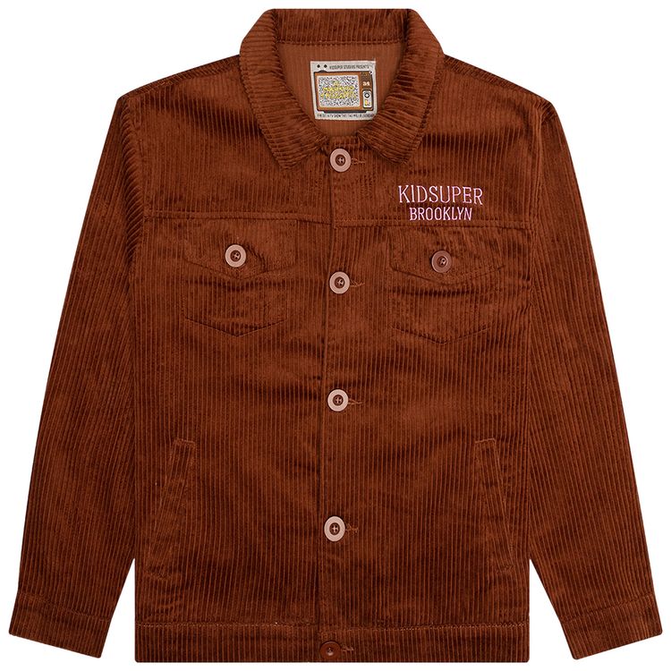 KidSuper Cord Top Brown