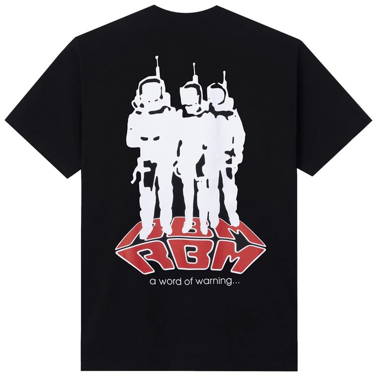 Real Bad Man Warning Tee Black