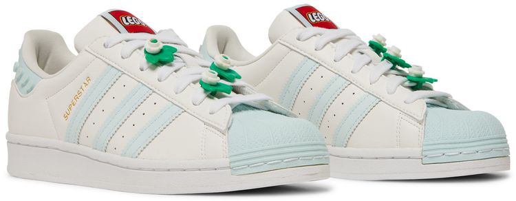 LEGO x adidas Wmns Superstar Clear White Ice Mint