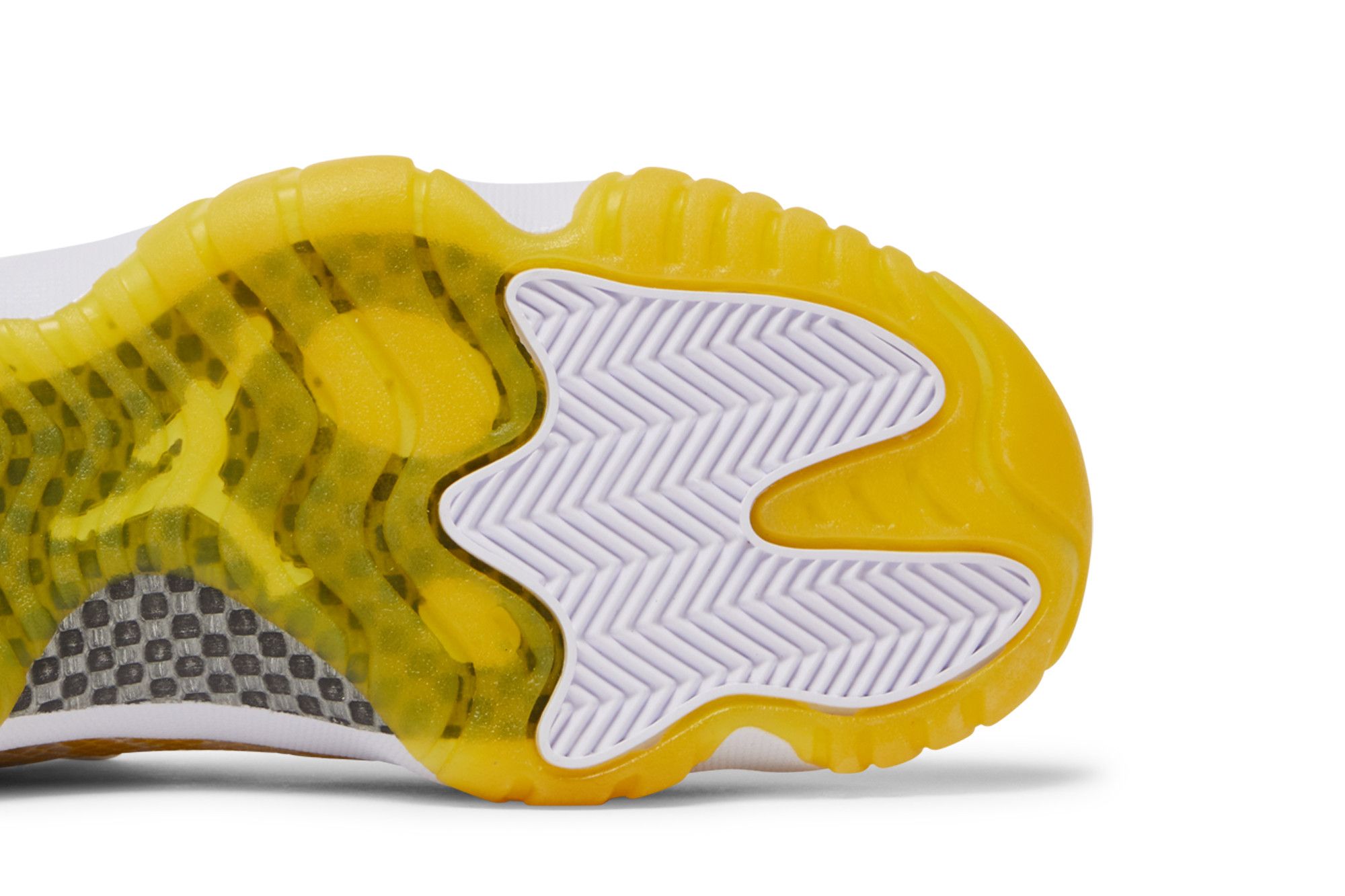 Jordan 11 yellow bottom online
