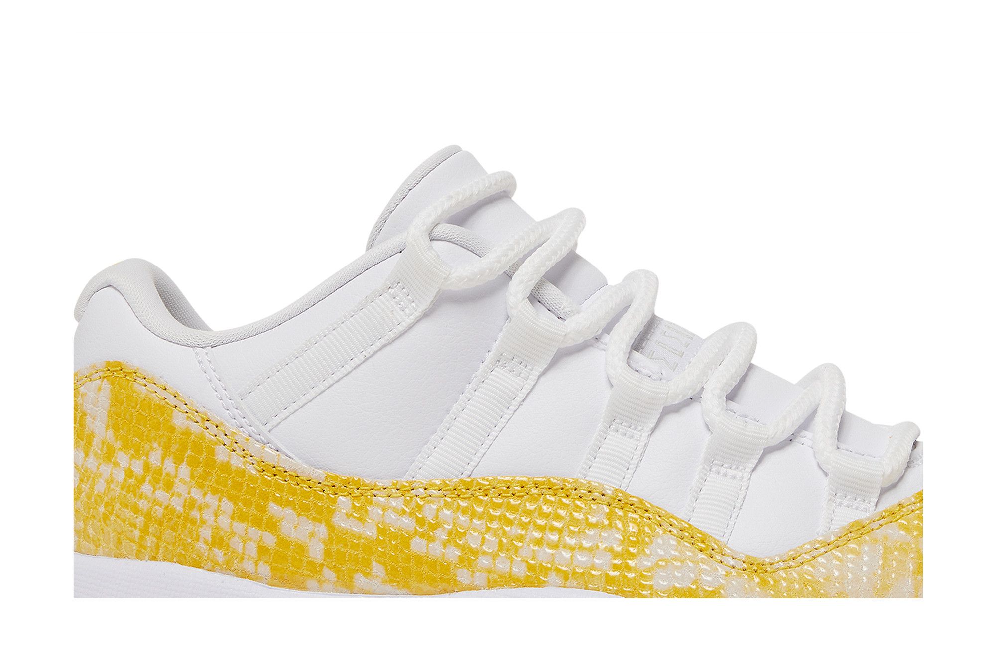 Jordan 11 low yellow hot sale