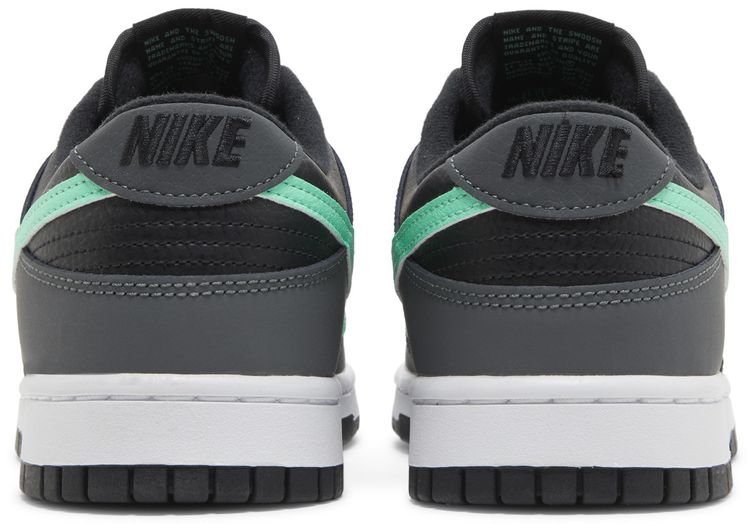 Nike Dunk Low Black Green Glow