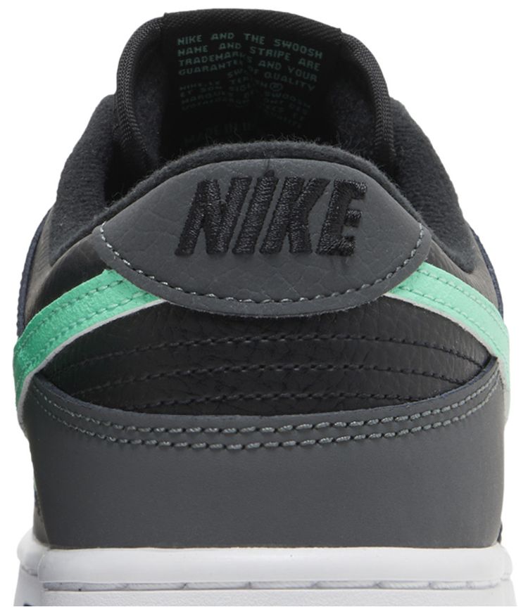 Nike Dunk Low Black Green Glow