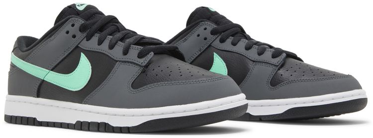 Nike Dunk Low Black Green Glow