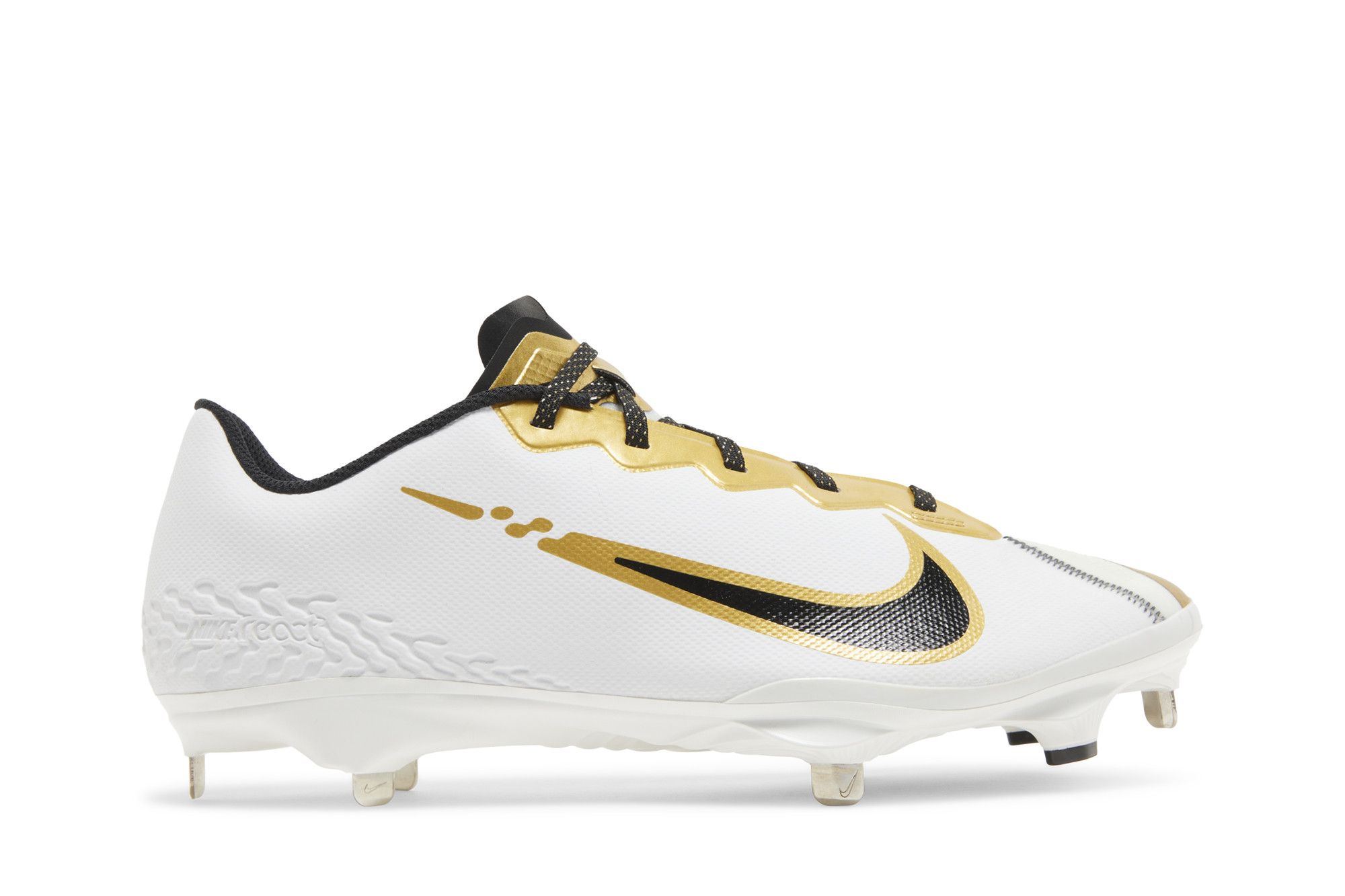 Size 14.0 React Vapor Ultrafly Elite 4 White Metallic Gold