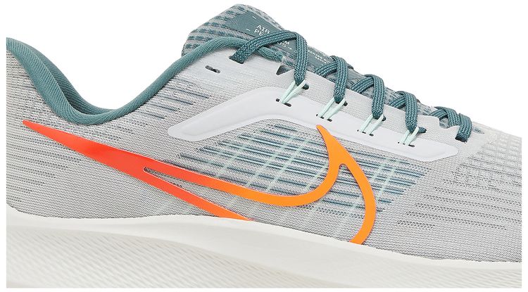 Nike Air Zoom Pegasus 39 4E Wide Pure Platinum Total Orange