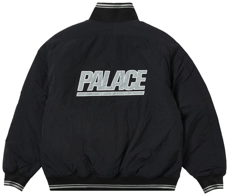 Palace Reversible Quilted Sports Bomber Black