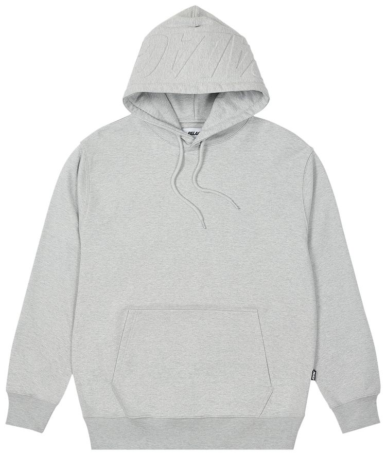 Palace Bossy Hood Grey Marl
