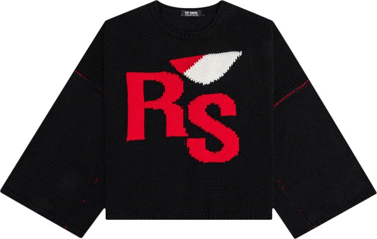 Raf Simons Cropped RS Knit 'Black'