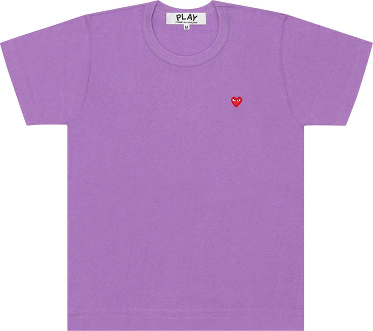 Comme des Garçons PLAY Small Heart T-Shirt 'Purple'