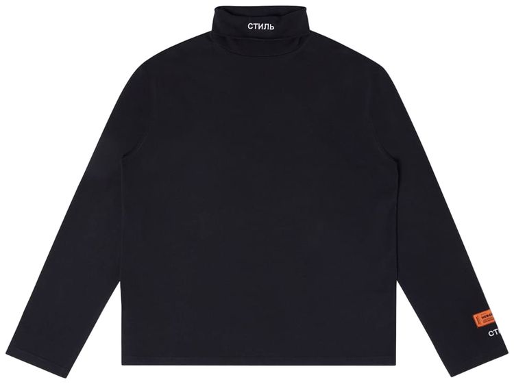 Heron Preston CTNMB Long-Sleeve Rollneck 'Black'