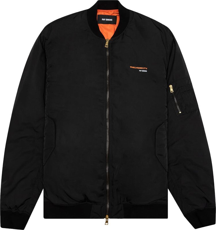 Raf Simons Synchronicity Bomber Jacket Black