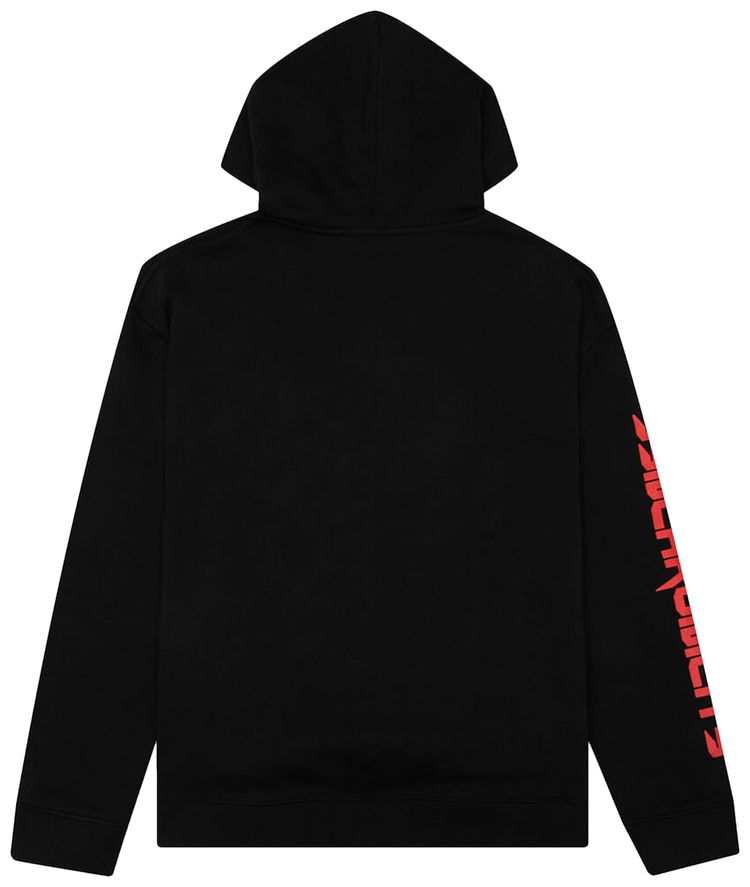 Raf Simons Synchronicity Print Hoodie Black