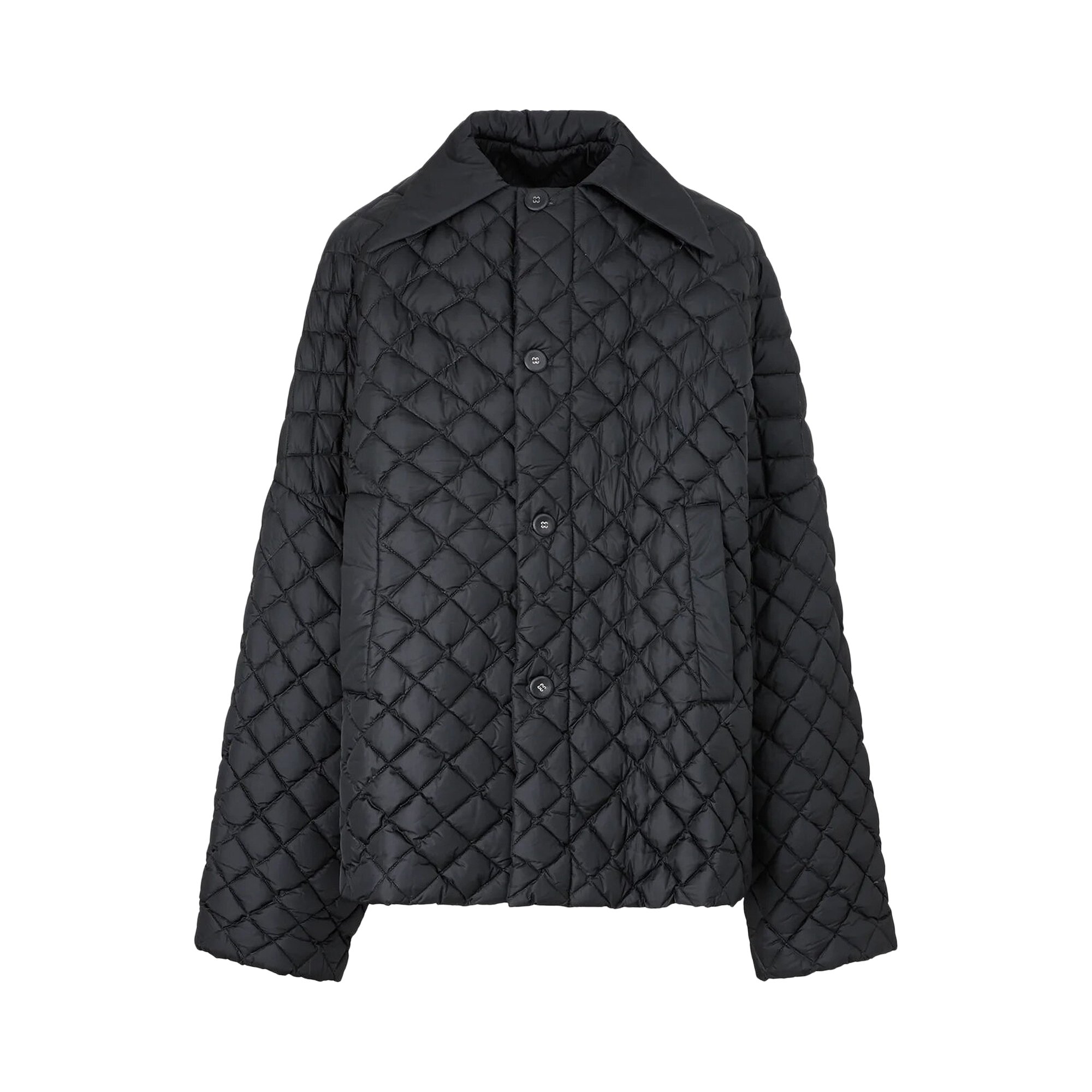 Buy Raf Simons Short Padded Shirting Jacket 'Black' - 212 M714 