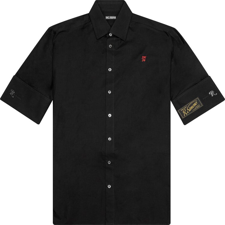 Raf Simons Short-Sleeve Business Shirt 'Black'