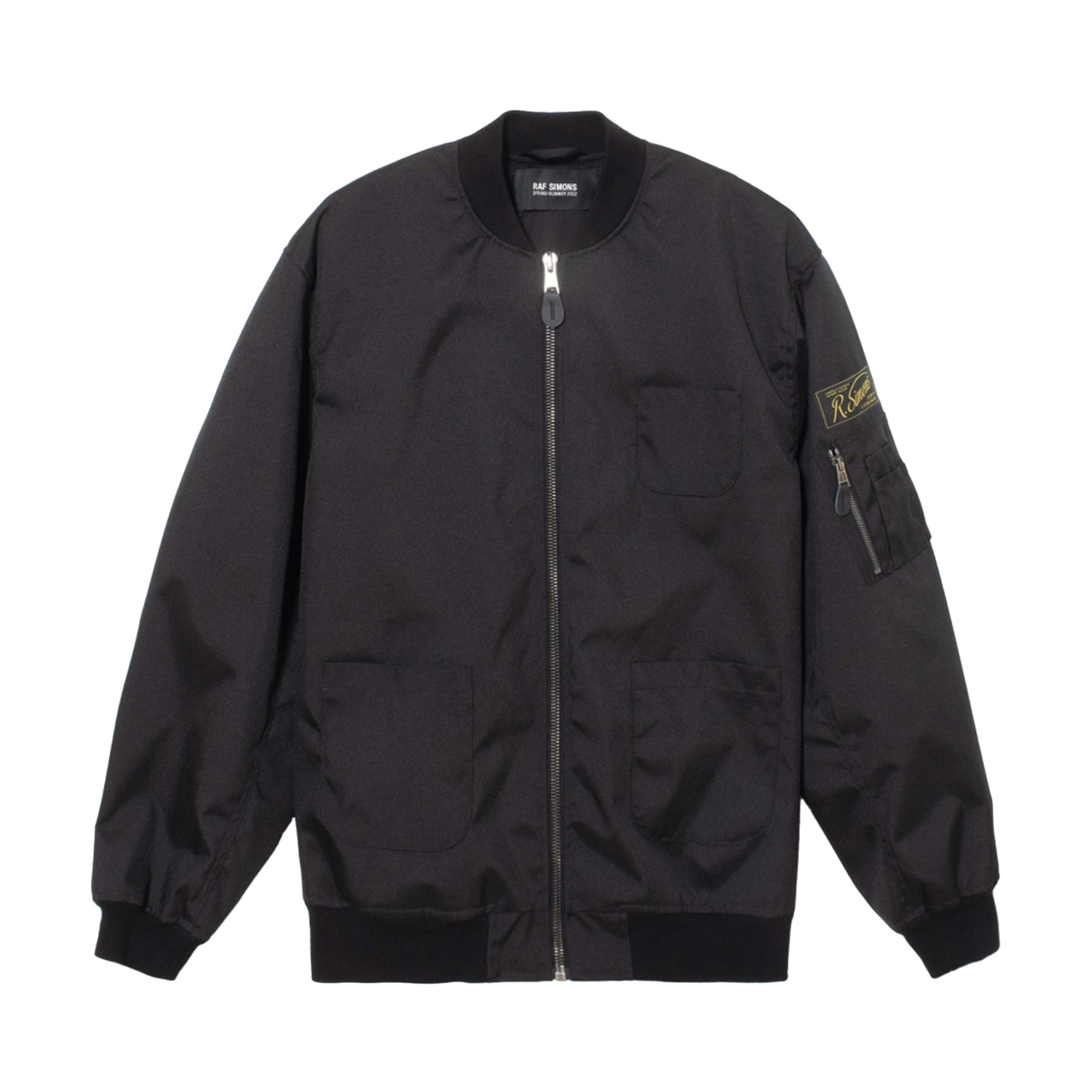Buy Raf Simons Echodomer School Uniform Bomber Jacket 'Black
