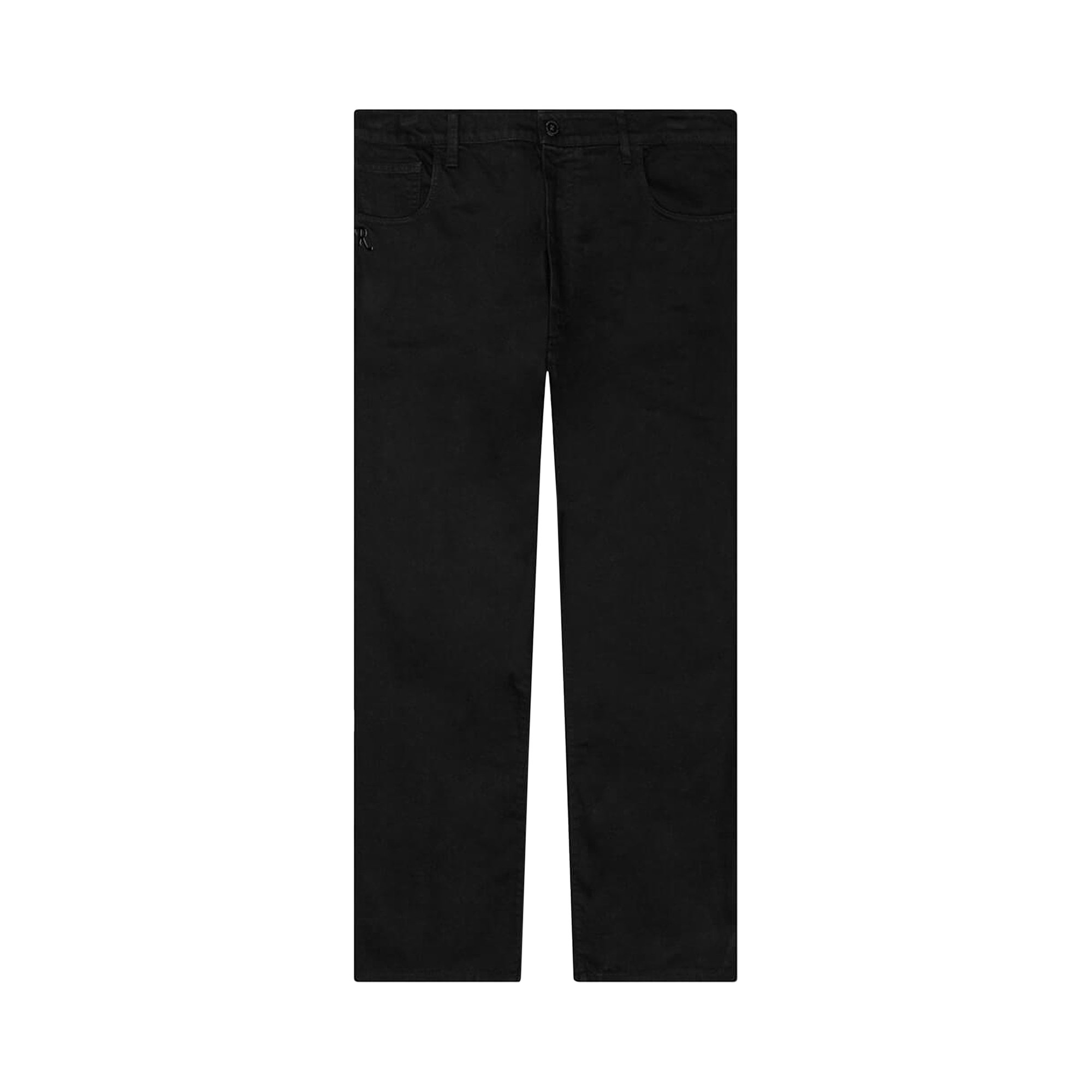 Buy Raf Simons Wide Fit Denim Pants 'Black' - 221 M317 10032 0099 