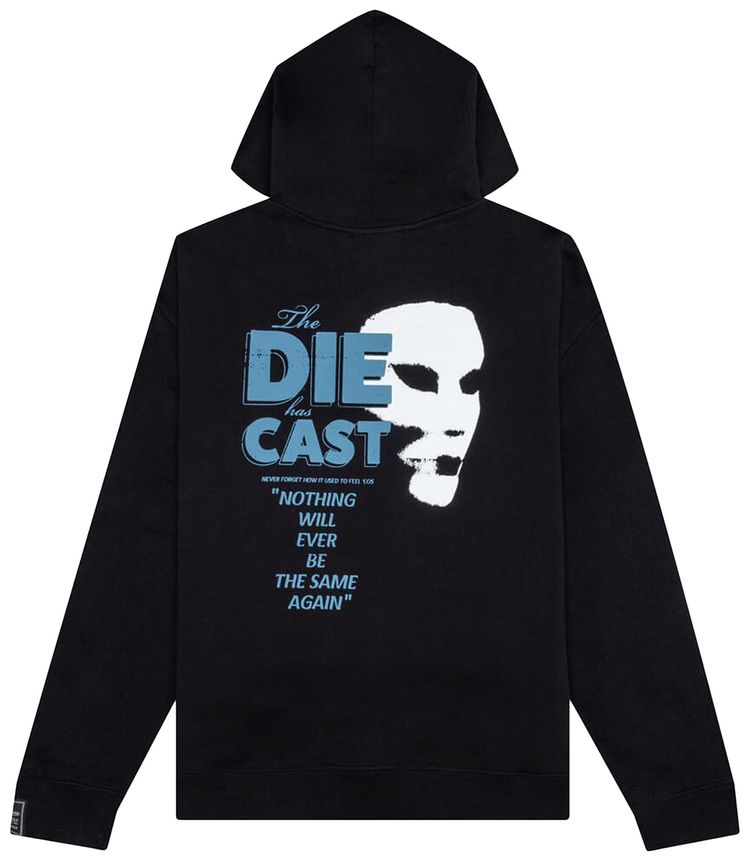 Raf Simons Die Has Cast Print Regular Fit Hoodie Black