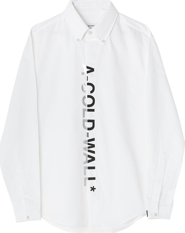 A-Cold-Wall* Woven Split Dialogue Shirt 'White'