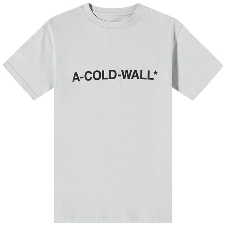 A Cold Wall Essential Logo T Shirt Mid Grey