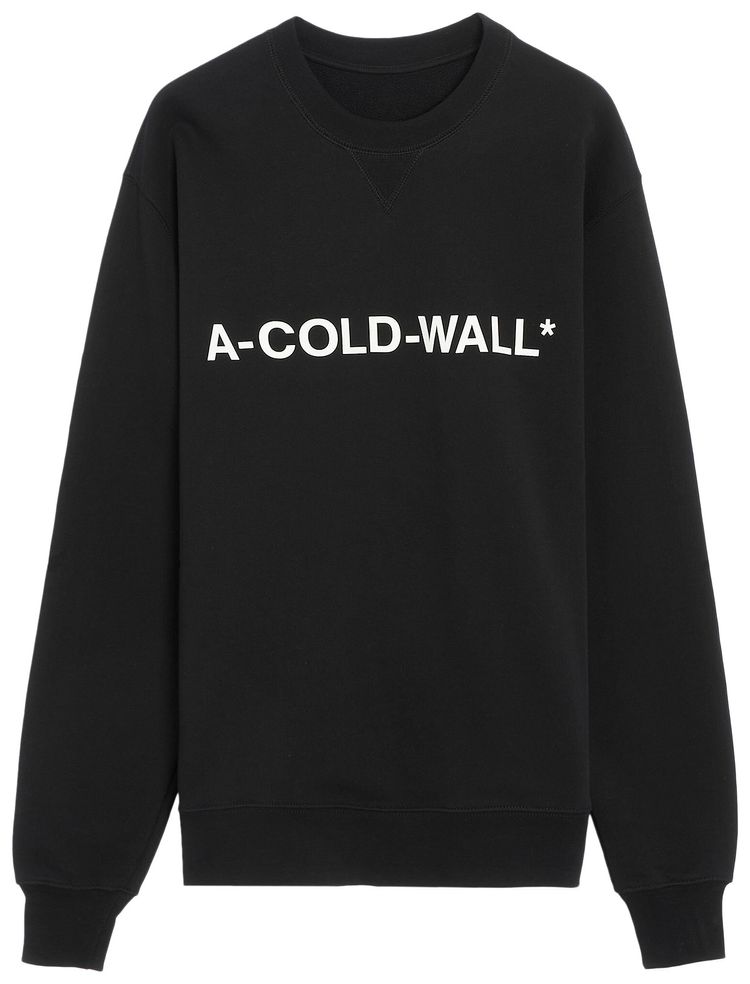 A Cold Wall Essential Logo Crewneck Black