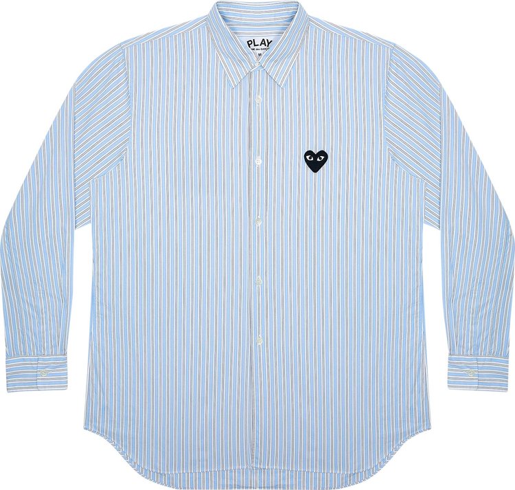 Comme des Garcons PLAY Striped Shirt Blue