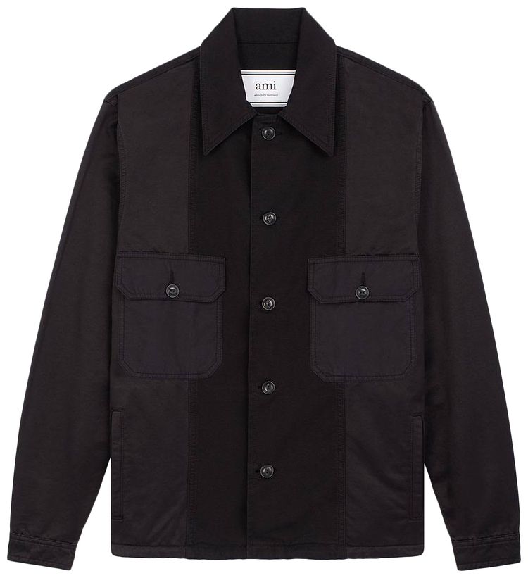 Ami Patchwork Jacket Black