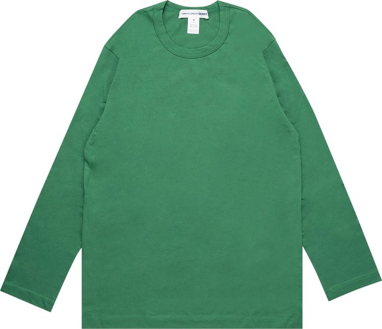 Comme des Garçons SHIRT Rear Logo Long-Sleeve T-Shirt 'Green'