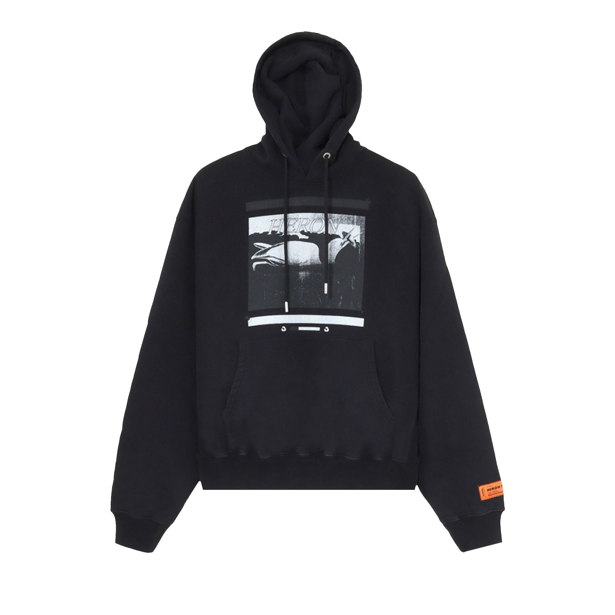 Heron preston hoodie black 2025