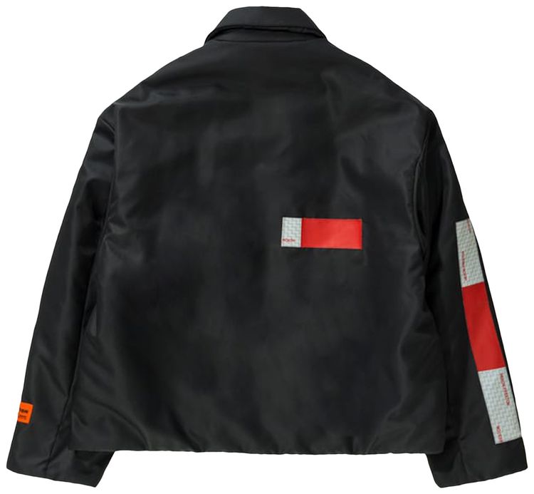 Heron Preston Security Uniform Tape Jacket Black