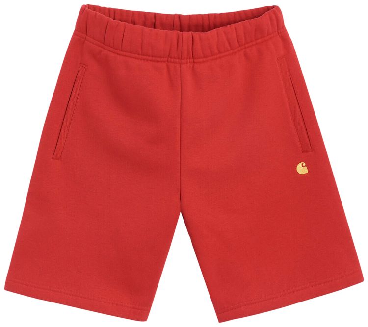 Carhartt WIP Chase Sweat Short Red