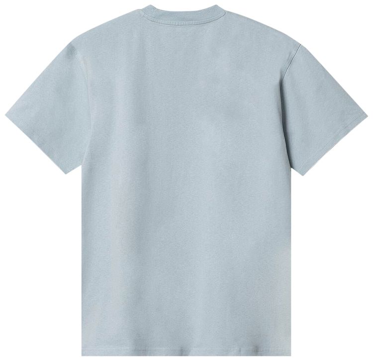 Carhartt WIP American Script Short Sleeve T Shirt Blue
