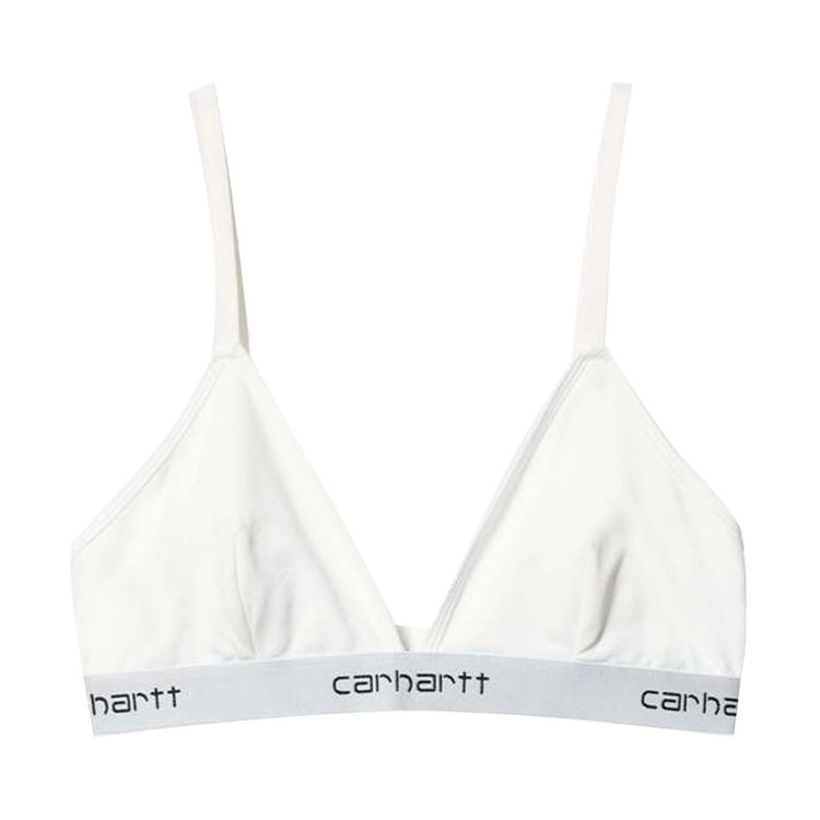 Carhartt WIP Script Triangle Bra White
