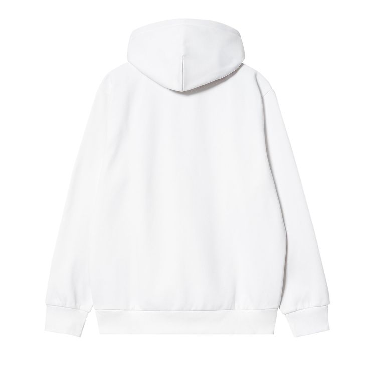 Carhartt WIP Hooded Happy Script Sweater White