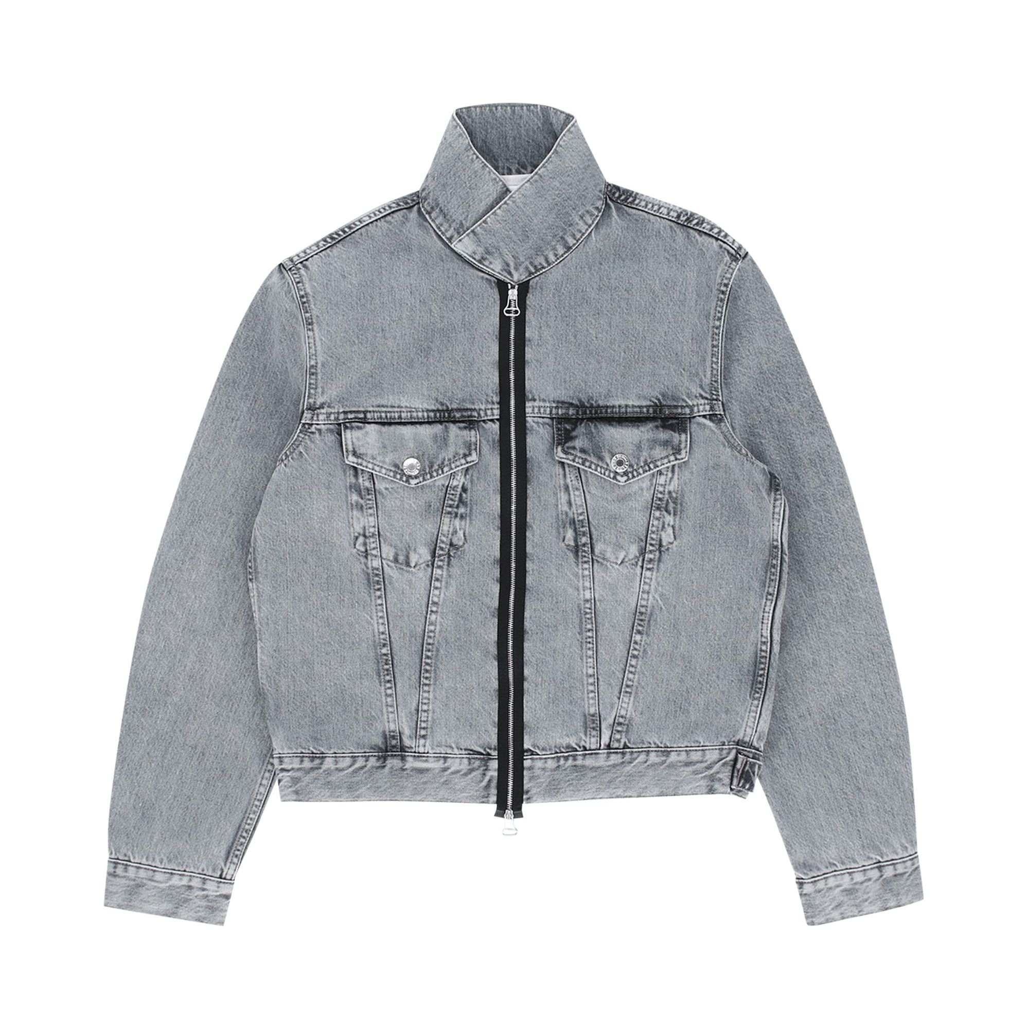 Buy Helmut Lang Masc Trucker Denim Jacket Grey K01DM102 Z2W GREY GOAT