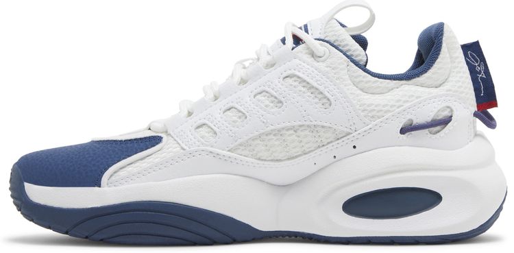 Reebok Solution Mid Big Kid White Batik Blue