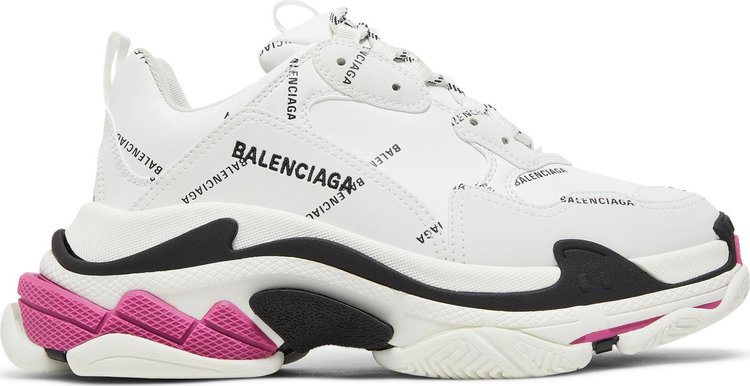 Balenciaga All-Over Logo Triple S Sneaker