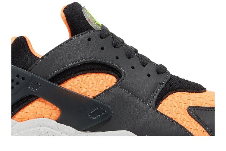 Size 8- Nike Air Huarache Crater Premium Black Atomic Orange Nike Air Huarache Crater Premium Low Black Atomic Orange | eBay main image 4